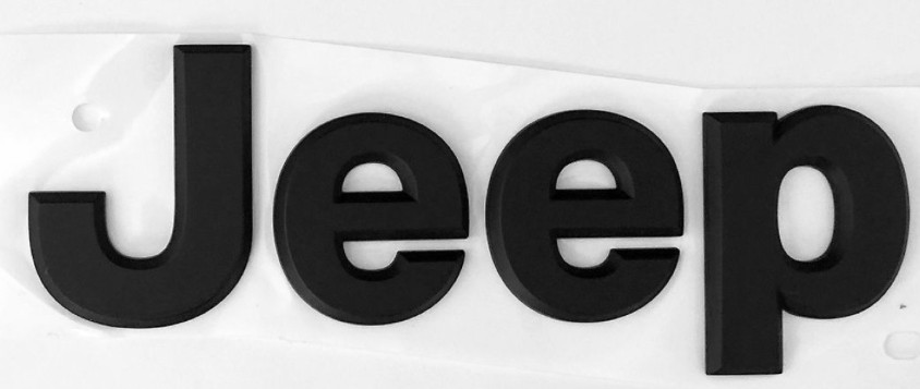 2019-2024 Jeep, Front Fender Nameplate - Mopar (68422350AA)