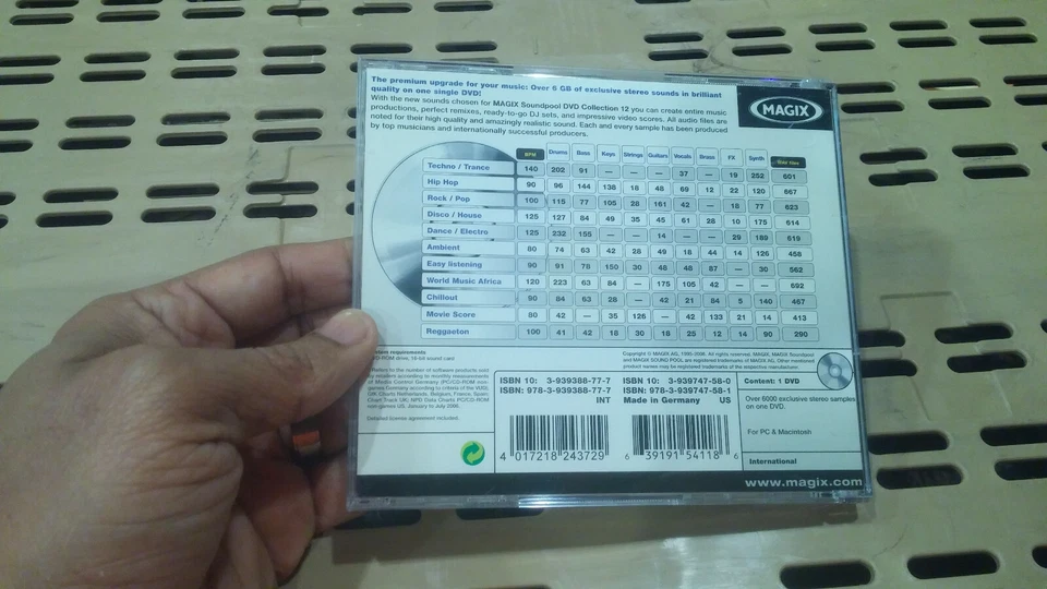 Magix Soundpool DVD Collection 12 Royalty-Free Windows Vista / XP / 7 NIB - Image 2 of 2