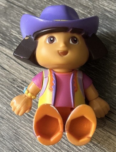 Mega Bloks Dora The Explorer Building Toy cowgirl Dora Mini Figure 3” - Picture 5 of 5