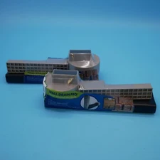 Lot Of 2: Reln Wall Drain 4 in. x 14in. Universal Retaining Wall Block Channel D