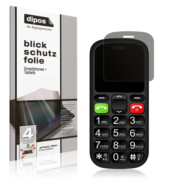 Blickschutzfolie FüR Artfone CS181 Seniorenhandy Matt Schutzfolie Folie Display-image