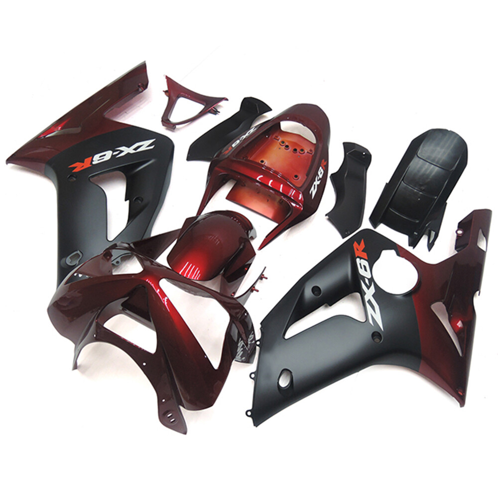 Plastic Fairings Kit for Kawasaki Ninja ZX6R 2003 2004 ZX636 03 04