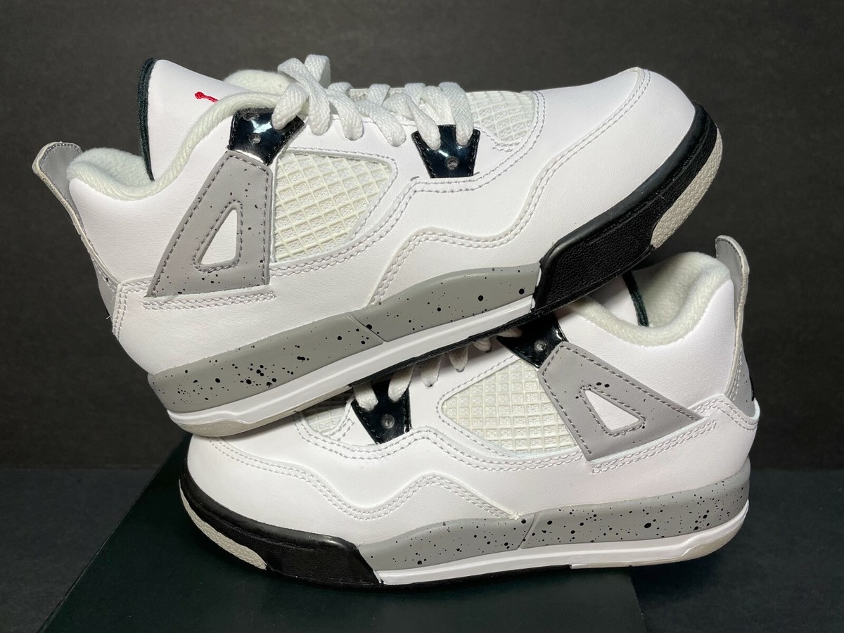 DS NEW 2016 NIKE AIR JORDAN 4 IV WHITE CEMENT SIZE 13C BRED OREO