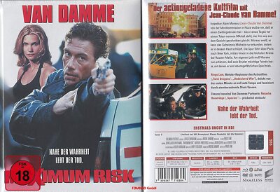 Mediabook MAXIMUM RISK uncut COVER F Limited Edition BLU-RAY + DVD BOX NEU