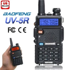 Baofeng UV-5R VHF UHF Dual-Band FM Ham 5W Portable Two-way Radio Walkie Talkie