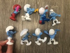 Lot of 8 The Smurfs PVC Figures 3" Toy McDonalds