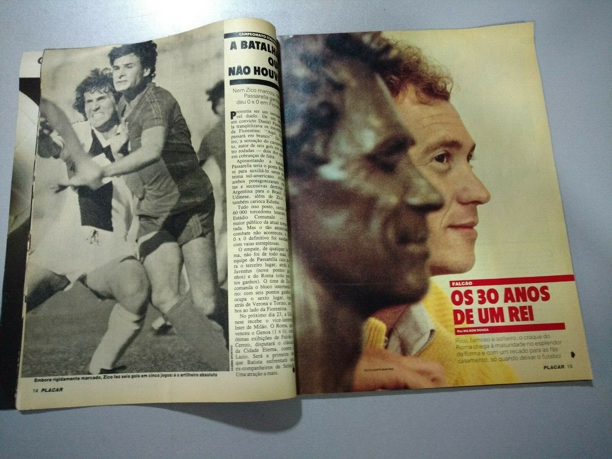 32冊分　ブラジルの週刊サッカー雑誌　PLACAR　1983/84/85年出版分 32冊分 ブラジルの週刊サッカー雑誌 PLACAR 1983/84/85年出版分