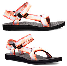 Teva Original Universal Tie Dye Sandals Womens Size 7 M Sorbet Red 1124231 NEW