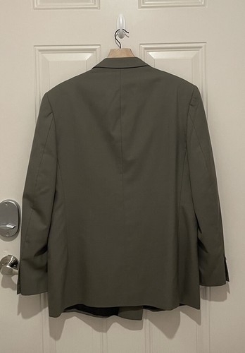 Jones New York Men's Wool Blend Blazer 44R, Double Breasted Coat Jacket - Picture 5 of 12