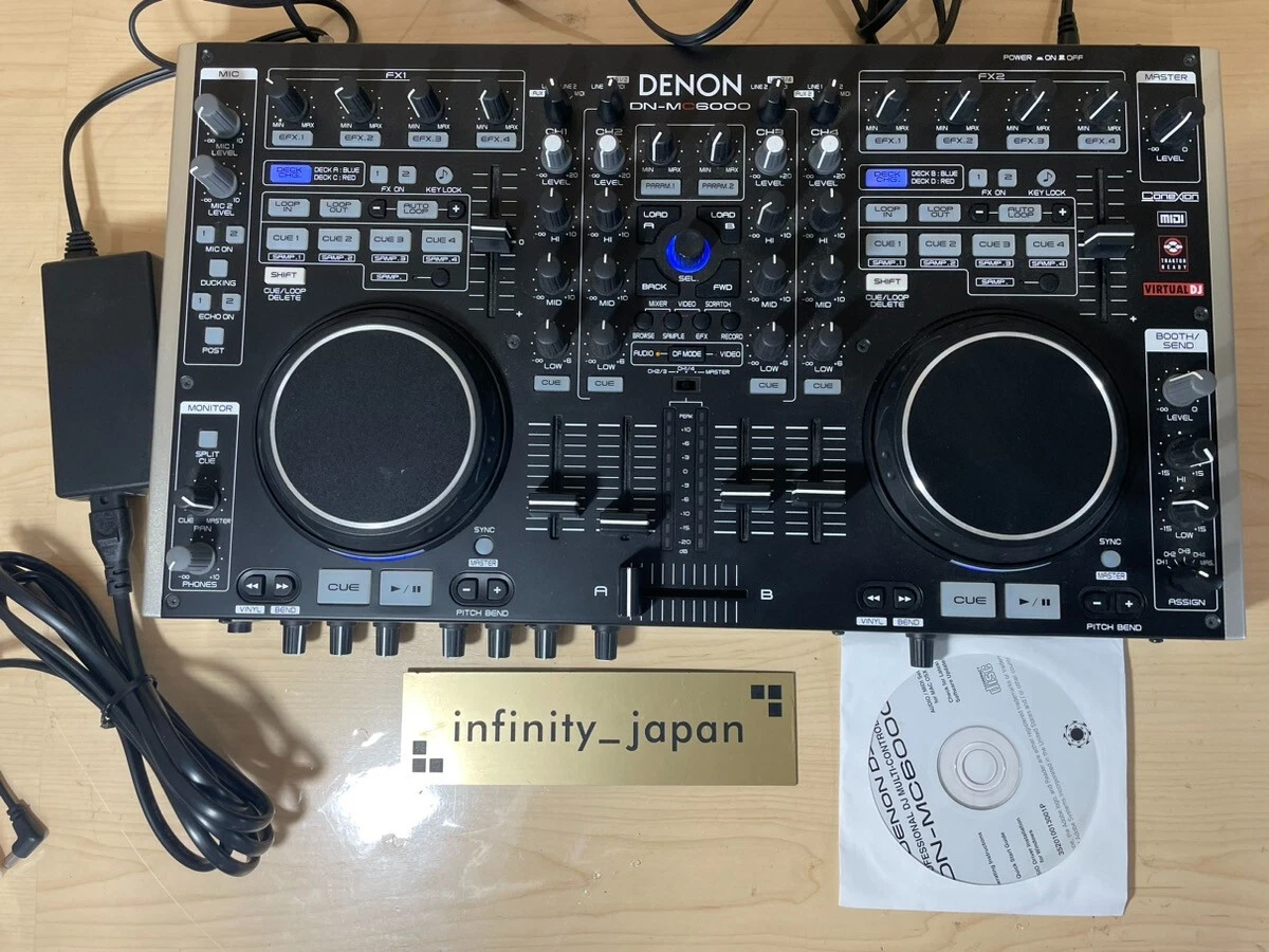 DENON DN-MC6000 DJ Controller Mixer Traktor Virtual free&fast