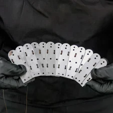 Armor Plates 100pc Set | Lamellar Type 2 Steel for Reenactment & Crafting