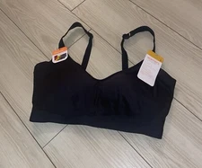 Warners RM3911W Blissful Benefits Underarm Smoothing Bra WF Womens L Large Black