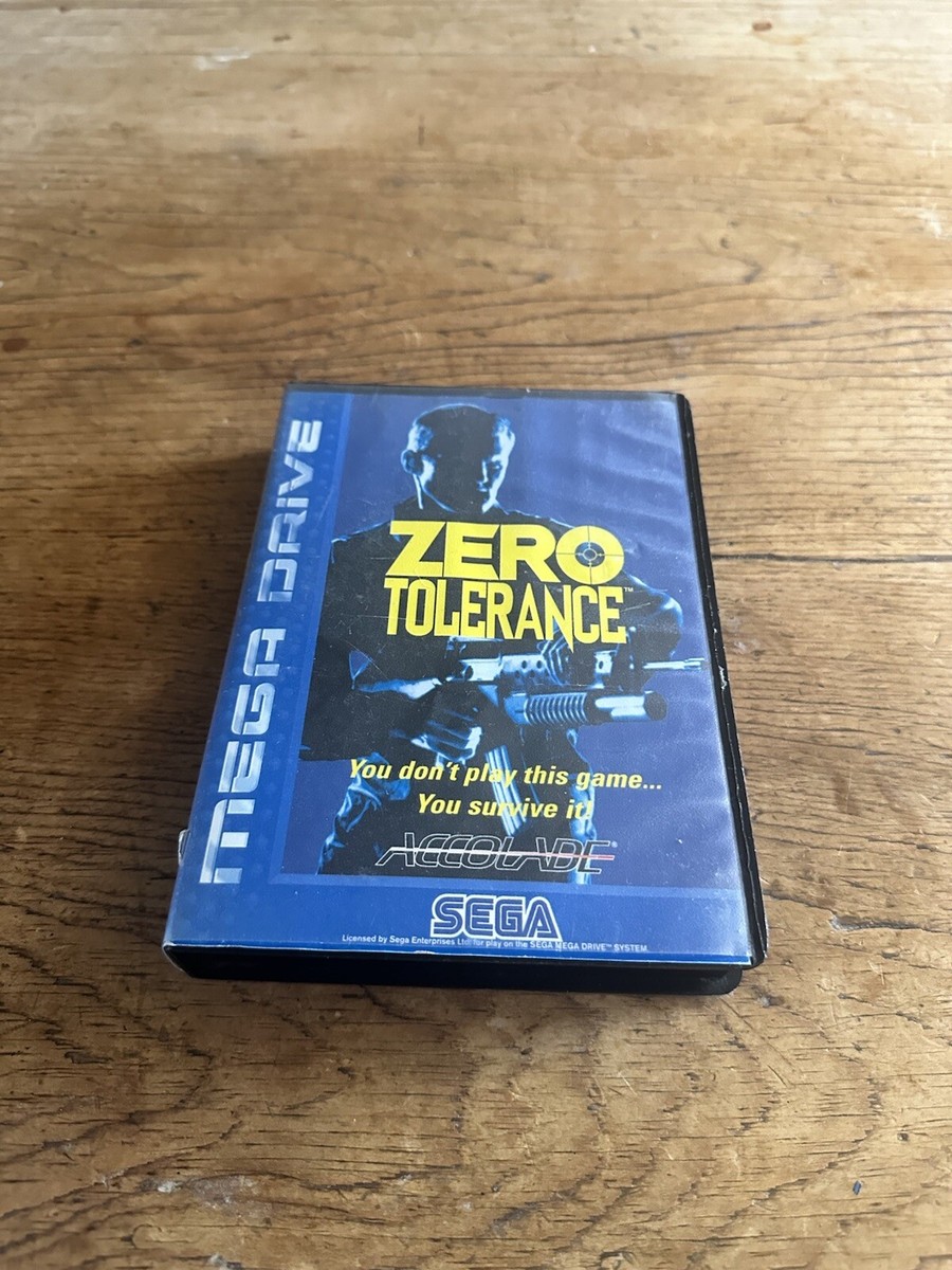 Zero Tolerance Sur Sega Megadrive - Complet PAL - Très Bon état - Jeu De Tir