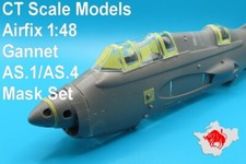 Airfix 1:48 Fairey Gannet AS.1/AS.4 Mask set A11007