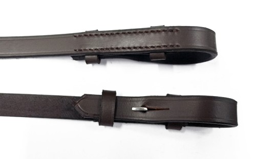 PIEZAS DE CUERO QUAITY BRIDA MEJILLAS 5/8" NEGRO O HABANA PONY MAZORCA COMPLETA - Imagen 5 de 6