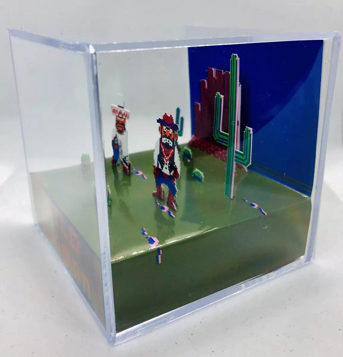 Super Mario Bros 3 Nintendo NES 3D Cube Handmade Diorama Shadowbox