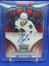 2010-11 PANINI Royalty Rookie Auto Nick Leddy /499 Chicago Blackhawks 