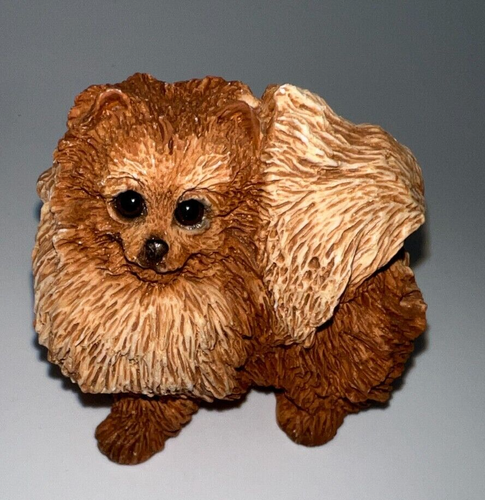 Pomeranian Hand painted Dog ~ SC-206~ Stone Critters ~ Made In USA - Picture 3 of 13