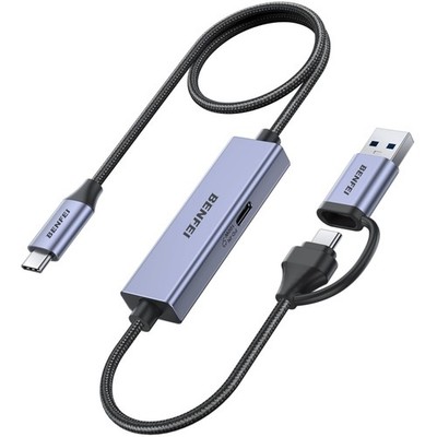 USB C Video Capture Card, 1080P 60FPS, Compatible with Gaming Consoles and PC
