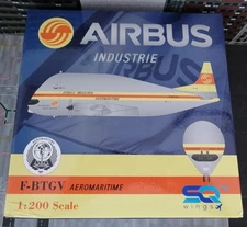  1:200 Airbus Super Guppy 377SGT  F-BTGV By SQ Wings BRAND NEW 