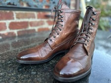 To Boot New York Adam Derrick Mens US 11.5 Duck Boot Model 7973 Brown Italy Made