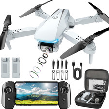 Drone with Camera - Drones for Adults with 2 Batteries, Carrying Case, 1080P HD 