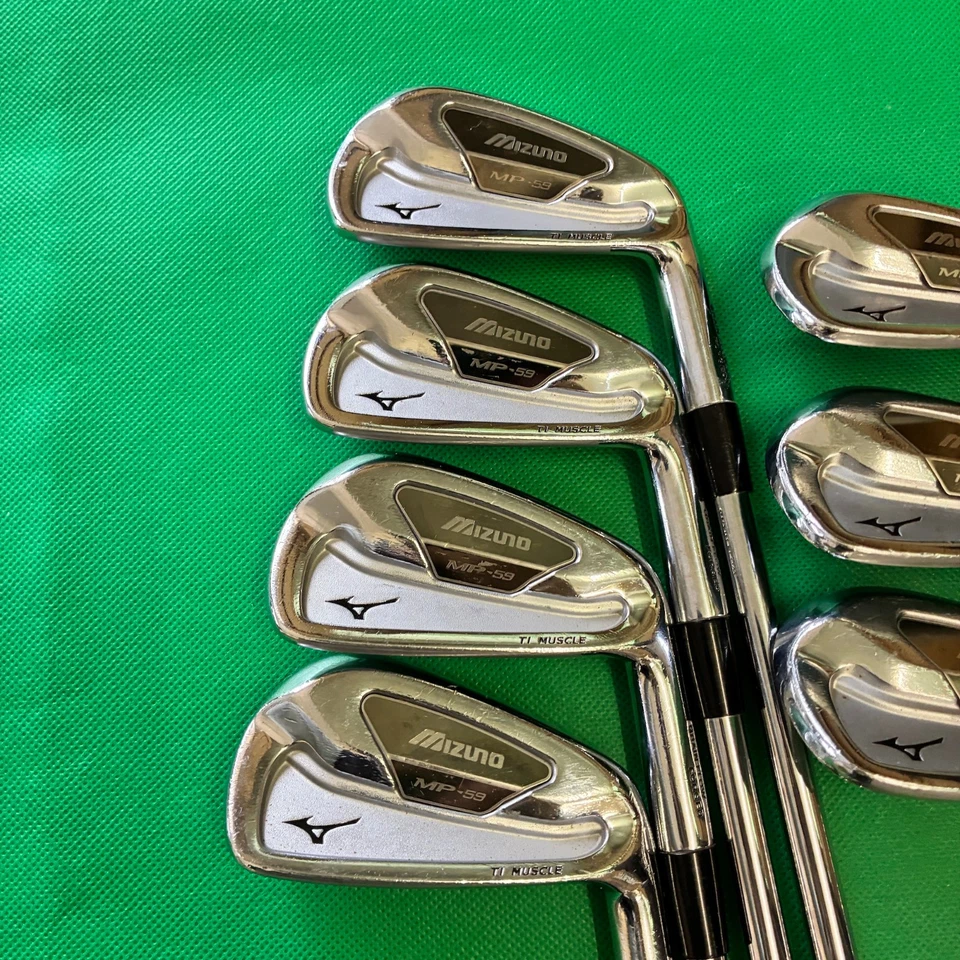 Mizuno MP-59 Iron Set 7pcs 4-Pw Flex R Regular N.S.Pro 950GH Golf Clubs - Image 3 of 4