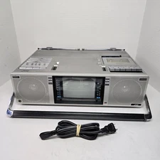 For Parts - Read - JVC CX-710US Portable Color TV Stereo Radio Cassette Recorder