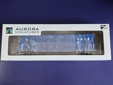 HO Scale Aurora Miniatures Greenbrier 7550 Plate F Boxcar, GATX BKTY 157623