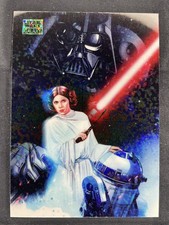 2025 Topps Chrome Star Wars Galaxy #50 Our Most Desperate Hour Mini-Diamond