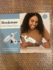 BrookStone Hot Glue Gun Includes 50 Sticks NIB 4 in Multicolor 0.30 per gallon