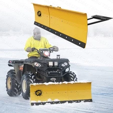 Snow Plow Kit 48"-60'' Steel Blade Complete Universal Mount Package Fits UTV ATV