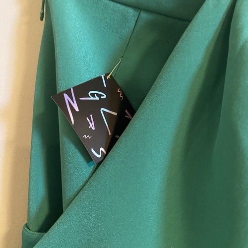 NWT! Finders Keepers Paper Ships Skirt Forest Green Women’s Size Small New - Picture 4 of 5
