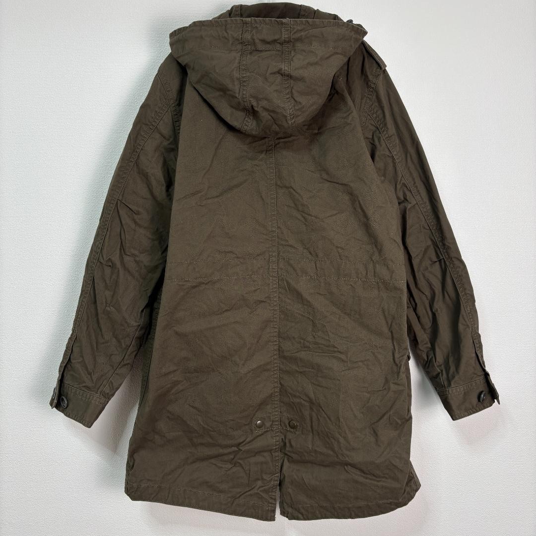 [2WAY] MUJI Mods Coat with Liner M Khaki Boa Sold Out image 4