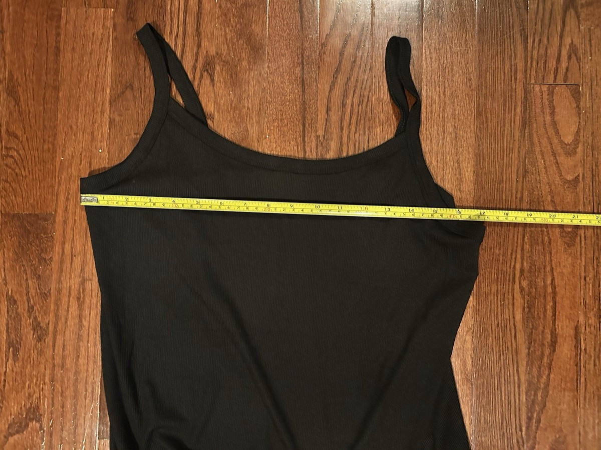 Women's ~ No Boundaries ~ Black Racerback Tank Top XXXL (21) RN