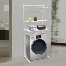 Over The Toilet Storage Cabinet Organizer With 3 Tires Shelves