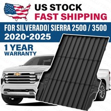 For 2020-2026 Silverado Sierra 2500hd 3500hd 6.8ft Truck Bed Mat Tpe All Weather