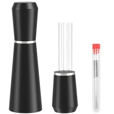 Espresso Distribution Tool 0.35mm 8 Needle Stirrer with Stand  Extra Needles