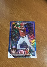 2023 Topps Series 2 - Stone Garrett #498 Blue Foil /999 (RC)