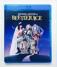 Beetlejuice Blu-ray 1988 Michael Keaton Comedy Classic Clean Disc Tested    