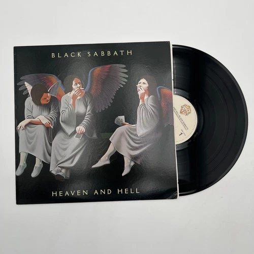 Black Sabbath Heaven & Hell LP VG+ Warner BSK 3372 1980 First Press Dio