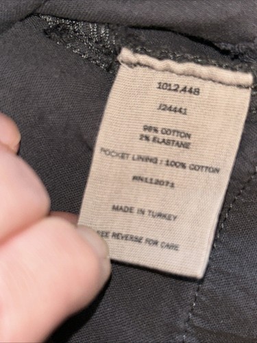 26 graue Samt Skinny, Mid Rise Richmond Jeans von Jigsaw - Bild 4 von 6