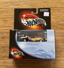 2000 HOT WHEELS BLACK 100 HOT WHEELS PONTIAC FUNNY CAR BOXED LIMITED EDITION