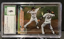 2020 Topps Update #U-7 We Have Liftoff Bregman/Alvarez Rainbow Foil CGC 9 MINT