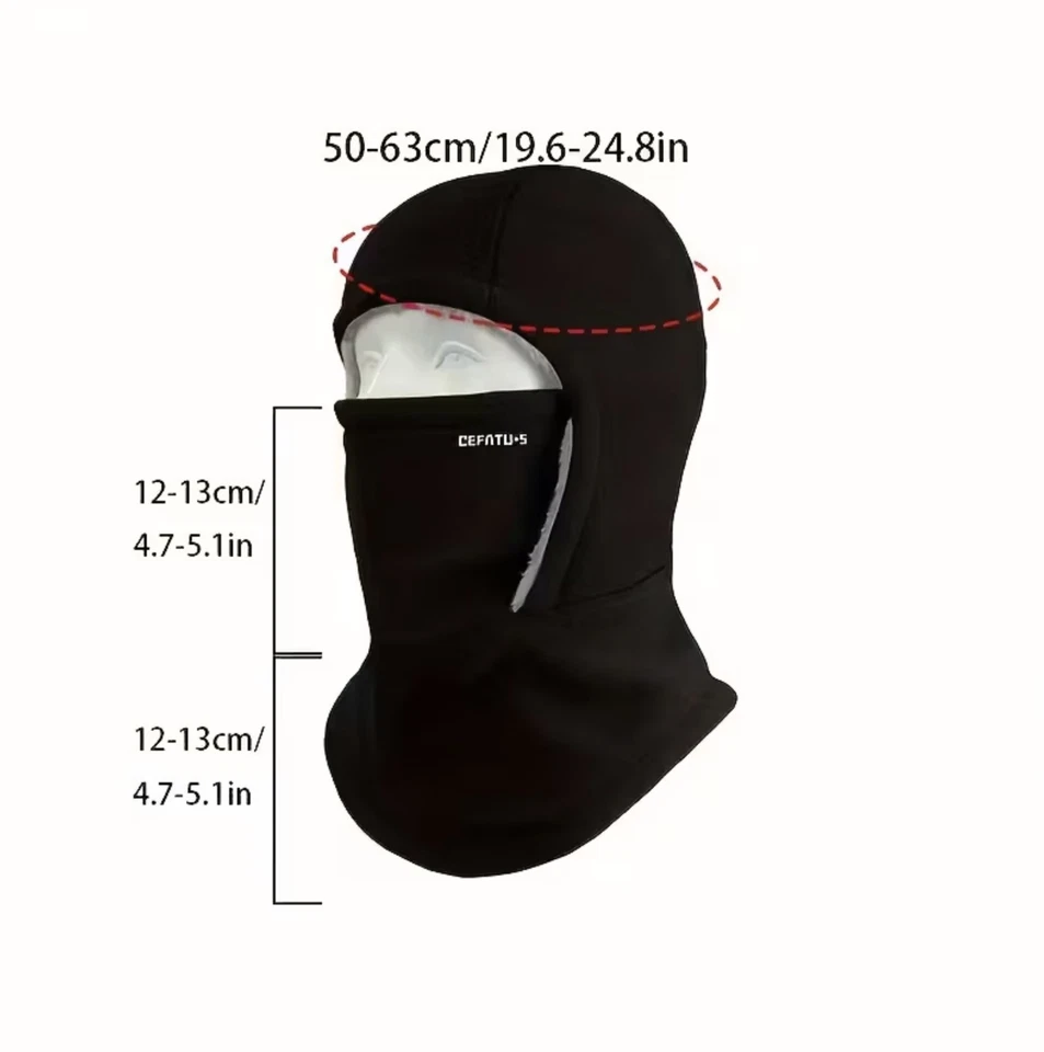 Unisex Winter Winddichte Sturmhaube Halswärmer Herren Frauen Winter Mütze Warm - Bild 2 von 3