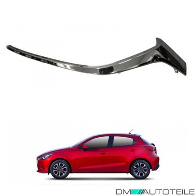 Kühlergrill Leiste Blende links verchromt für Mazda 2 (DL DJ)