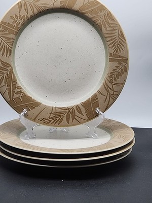 (4) New Epoch Panama Dinner Plates 3934052 Stoneware 