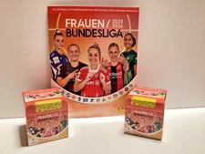 Panini Women's Bundesliga 2025/2026 25 26 Sticker Album + 2 Boxes (72 Packets)