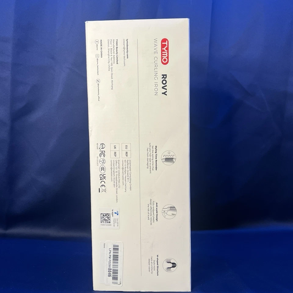 Curling Iron Hair Crimper Waver - TYMO ROVY Beach Waves Curling Wand 1 Inch - Image 4 of 4