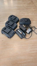 Worx Battery Set W/ Charger. 3-20v Wa3525 & 1-18v Wa3512.1 With Charger